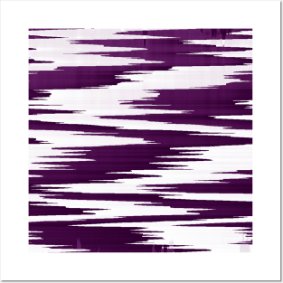 purple and white abstract art  art work decoration Posters and Art